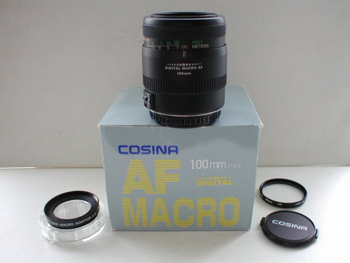 Cosina Digital Macro 100mm F/3.5 MC voor Canon EOS Makroobjektiv