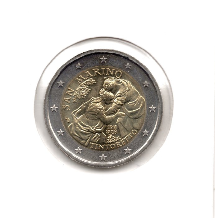 San Marino. 2 Euro 2018  "Tintoretto"  (Ingen mindstepris)