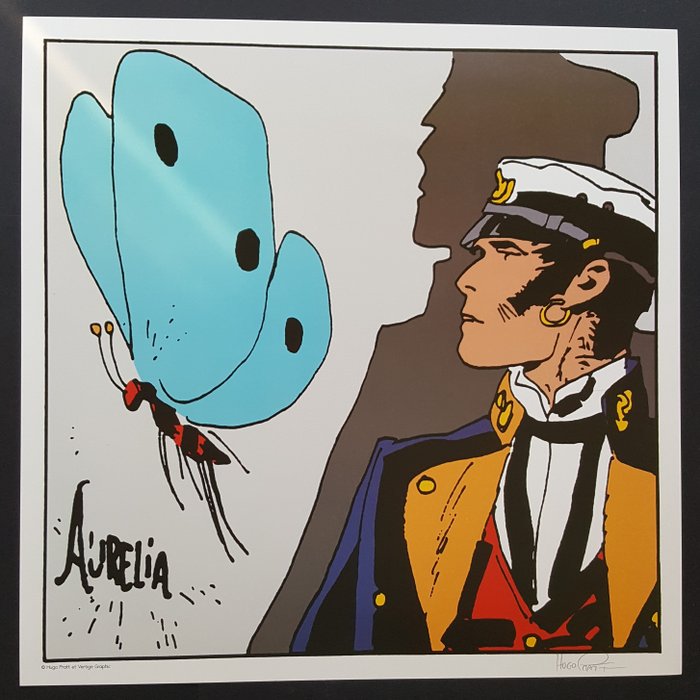 Pratt, Hugo - 1 Silkscreen - Corto Maltese - Aurelia - 1990