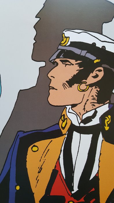 Pratt, Hugo - 1 Silkscreen - Corto Maltese - Aurelia - 1990