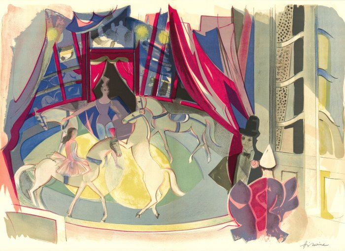 Camille Hilaire (1916-2004) - Le cirque, La petite écuyère