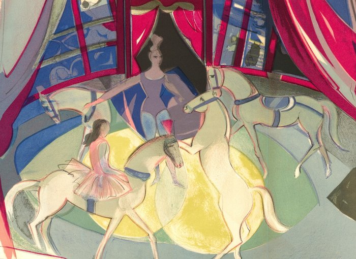 Camille Hilaire (1916-2004) - Le cirque, La petite écuyère