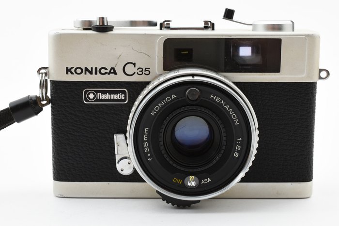 Konica C35 Flash Matic with Hexanon 28/38mm |\t\t \t\t Rangefinder søgerkamera  (Ingen mindstepris)