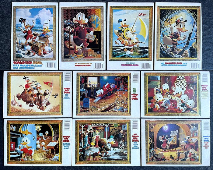 Donald Duck - Extra: 8 complete jaargangen in goede tot zeer goede staat - 100 Comic collection - 1987/1994