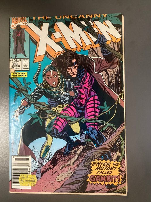 Uncanny X-Men #266 - 1st Gambit - 1 Comic - Første udgave - 1990