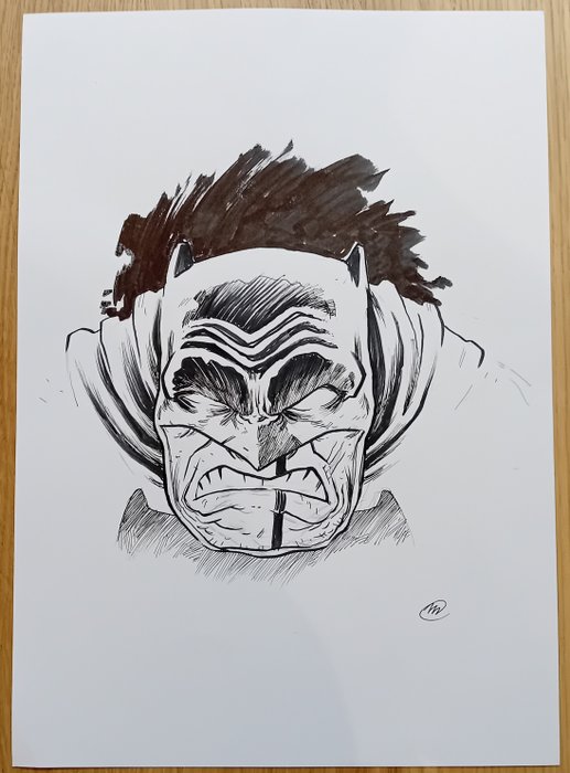 Mark Laszlo - 1 Original drawing - Batman - Original Artwork - Dark Knight - Mark Laszlo - 2024