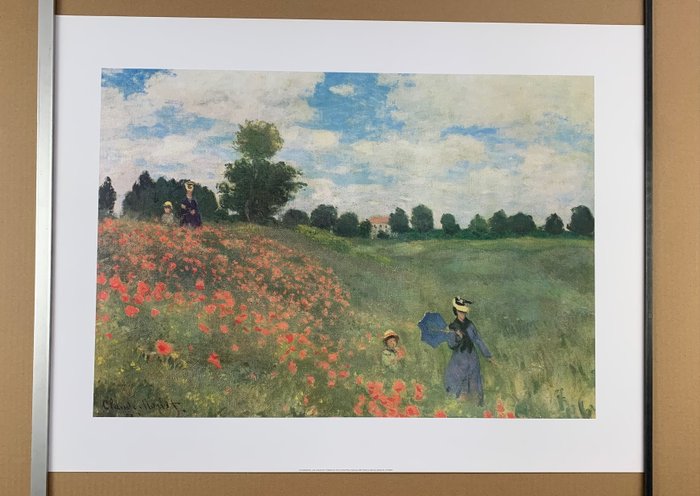 Claude Monet (after) - Poppy field near Argenteuil 1873 - Artprint - 60 x 80 cm