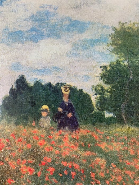 Claude Monet (after) - Poppy field near Argenteuil 1873 - Artprint - 60 x 80 cm