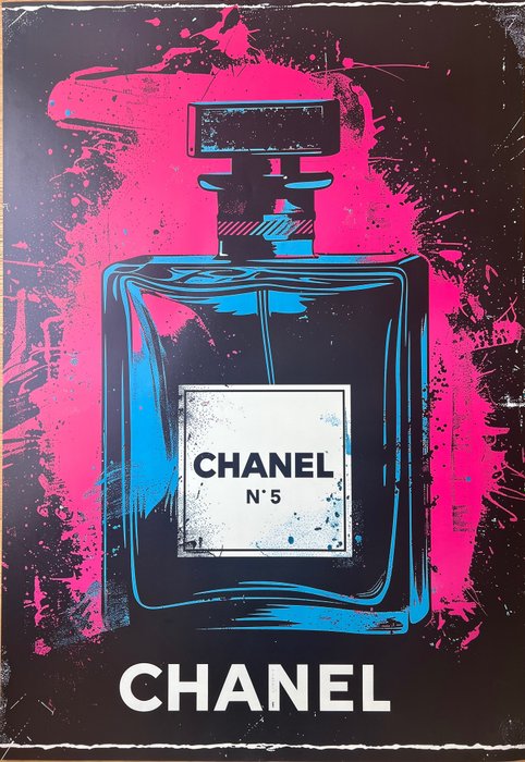 Anonymous - Poster decorativo-CHANEL N.5-offset- timbrato a secco - 2020'erne