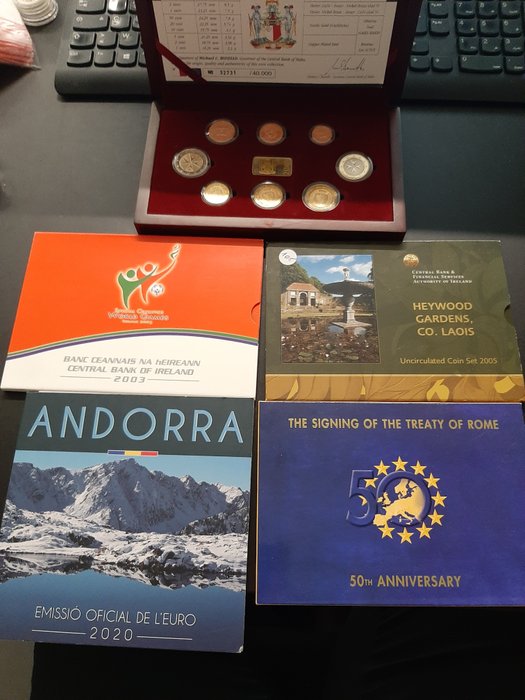 Europa. Year Set / Proof Set / 2 Euro Various Years (10 items)