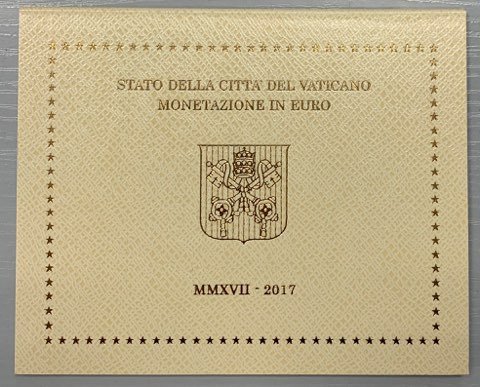 Vatikanstaten. Year Set (FDC) 2017  (Ingen mindstepris)