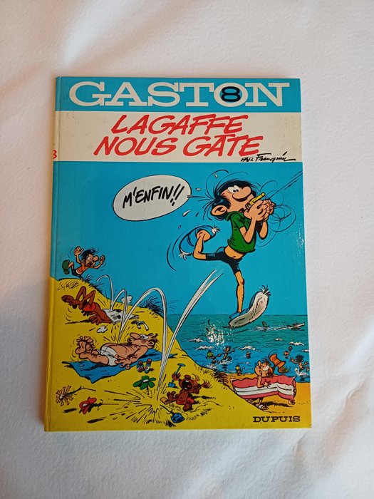 Gaston T8 - Lagaffe nous gâte - C - 1 Album - Første udgave - 1970