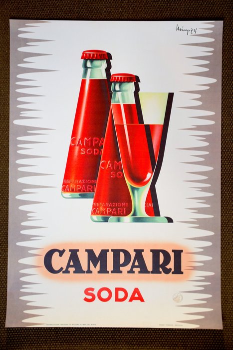 Studio Mingozzi - Campari soda (1950's) - 1980‹erne