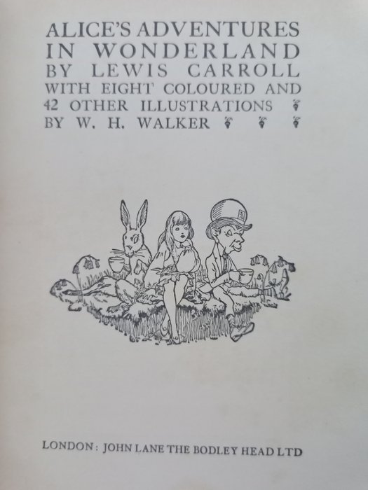 Lewis Carroll/W. H. Walker - Alice's adventures in Wonderland - 1910