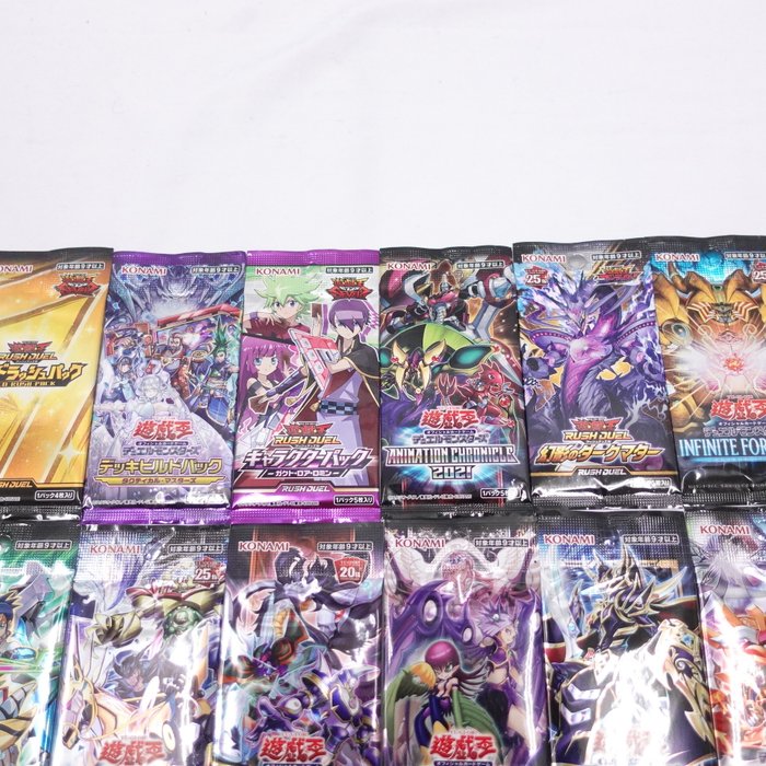 Konami Mixed collection - Yu-Gi-Oh! - Thunder Storm of Fierce Fight Booster Box (15 Booster packs) and 55 Booster packs