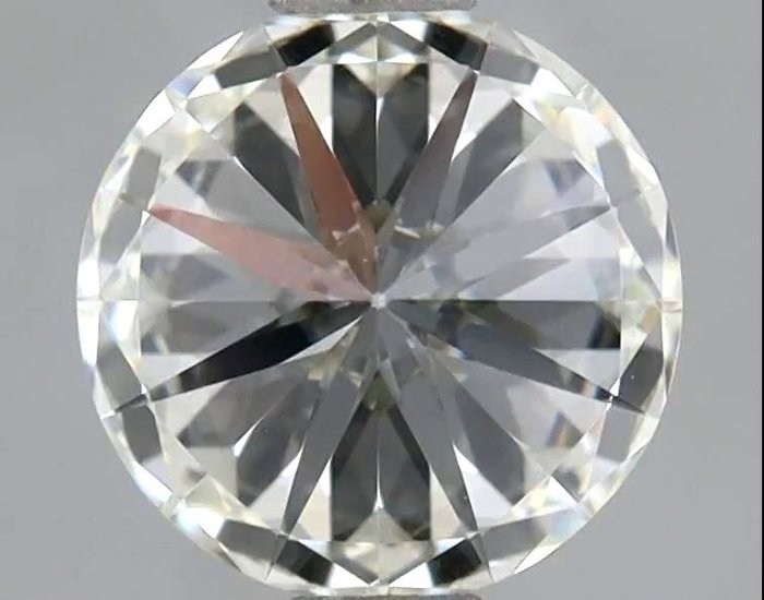 1 pcs Diamant  (Natur)  - 0.95 ct - Rund - H - VVS2 - International Gemological Institute (IGI) - *3EX*