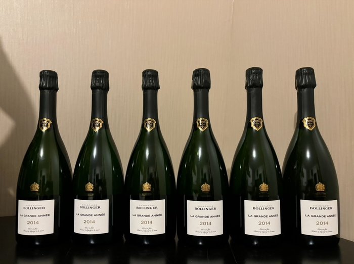 2014 Bollinger La Grande Année - Champagne Brut - 6 Flasker (075 L)