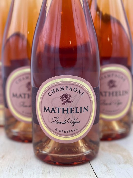 Mathelin Rosé de Vigne - Champagne Rosé - 6 Flasker (075 L)