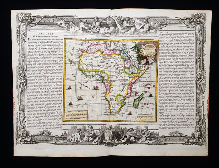 Afrika - Kap det Gode Håb / Etiopien / Ghana / Togo / Madagaskar; Desnos / Brion De la Tour - L'Afrique - 1781-1800