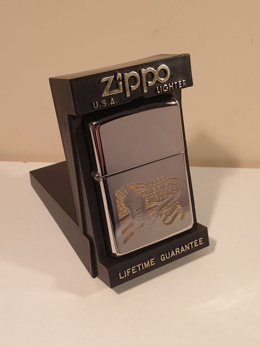 Zippo - Lighter - Forsølvet