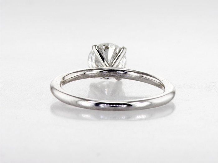 Forlovelsesring - 14 karat Hvidguld -  1.12ct. tw. Diamant (Natur) - r104