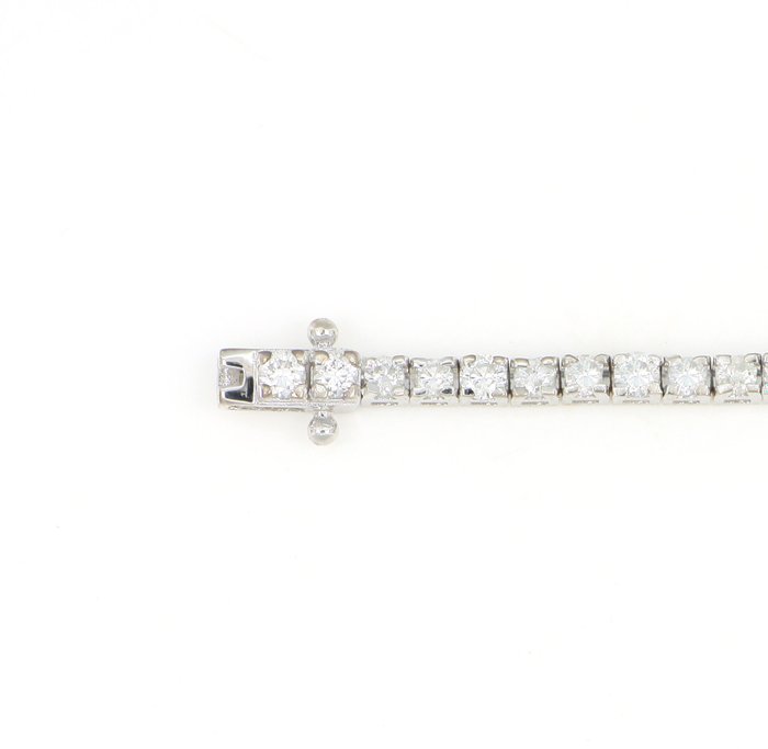 Ingen mindstepris - Armbånd - 18 kraat Hvidguld -  3.50ct. tw. Diamant (Natur)