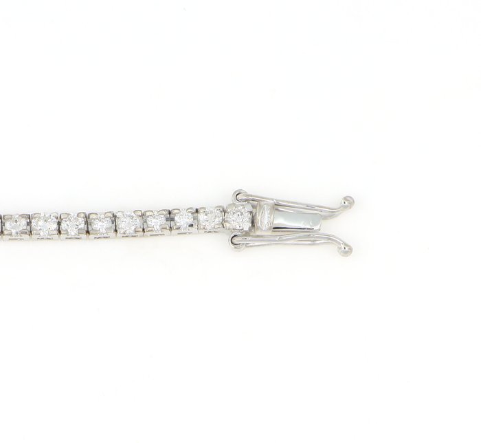 Ingen mindstepris - Armbånd - 18 kraat Hvidguld -  3.50ct. tw. Diamant (Natur)