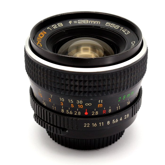 Chinon 28mm f/2.8 voor M42 Prime objektiv