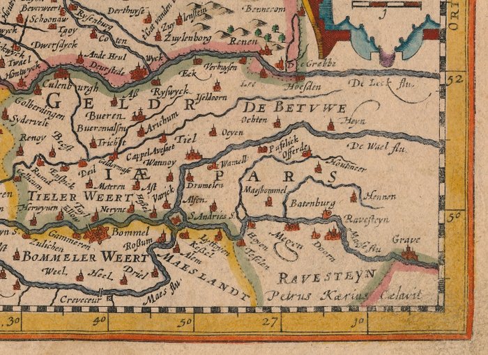 Holland - Utrecht; Petrus Kaerius / J.E. Cloppenburgh - Ultraiectum Dominium - 1632