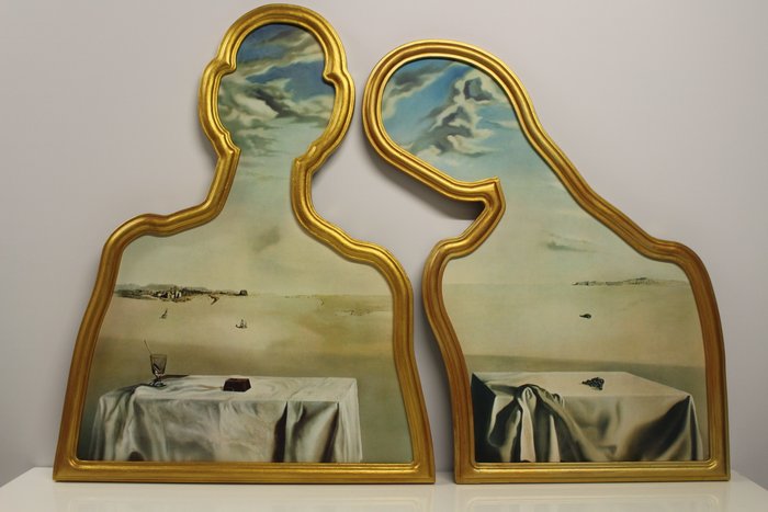 Salvador Dali (1904-1989) - Couple aux têtes pleines de nuages