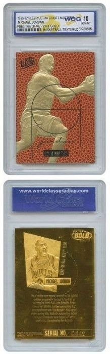 1996/97 - Skybox -  Michael Jordan - 6x 23KT Gold Cards - WCG 10 GEM MINT - USA Basketball - 6 Card