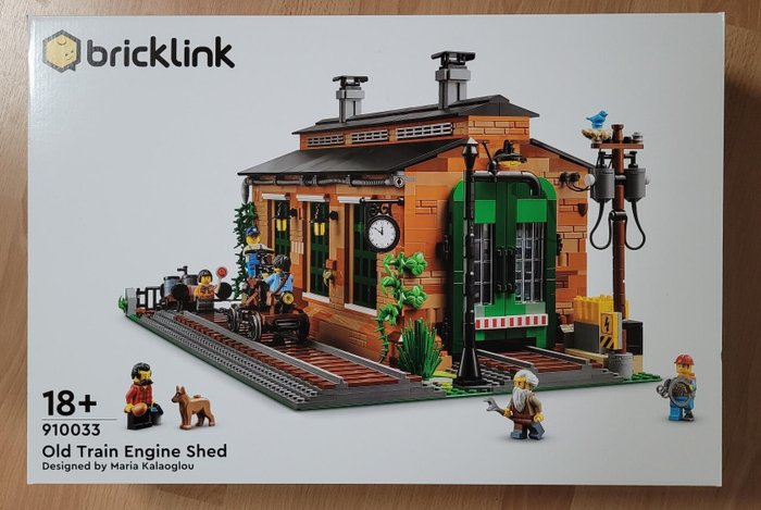 Lego - 910033 - Bricklink Old Train Engine Shed