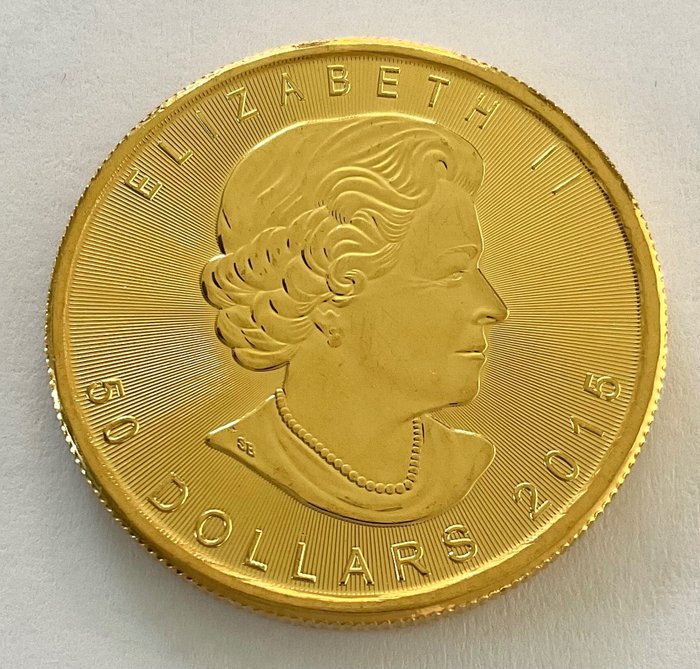 Canada. 50 Dollars 2015 - Maple Leaf - 1 oz