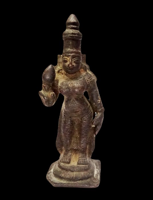 Parvati - Bronze - Indien - 1600-tallet