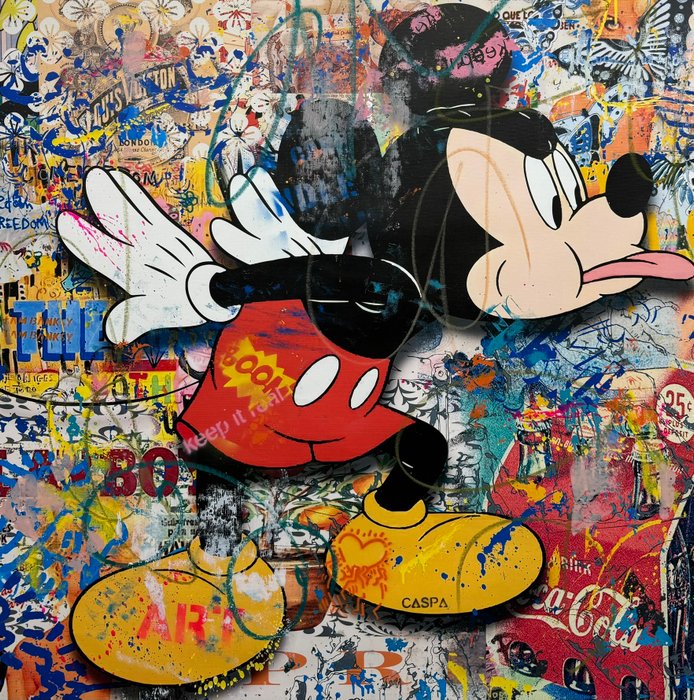 CASPA - Mickey Mouse stick out tongue