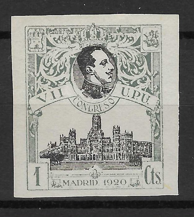 Spanien 1920 - VII hundrede år for U.P.U. - Edifil 297s **