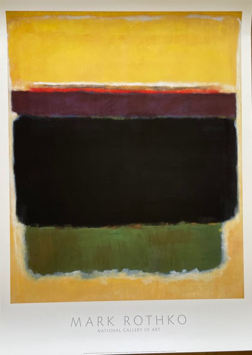 Mark Rothko after - (1903-1970), Untitled, 1949, National Gallery of Art, Washigton, Printed in the USA