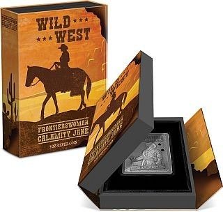 Niue. 2 Dollars 2024 - Wild West - Calamity Jane, 1 Oz (.999)