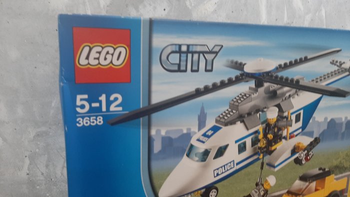 Lego - City - 3658 - Police Helicopter - 2010-2020 - Danmark