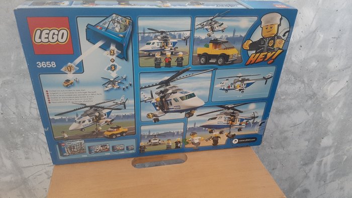 Lego - City - 3658 - Police Helicopter - 2010-2020 - Danmark