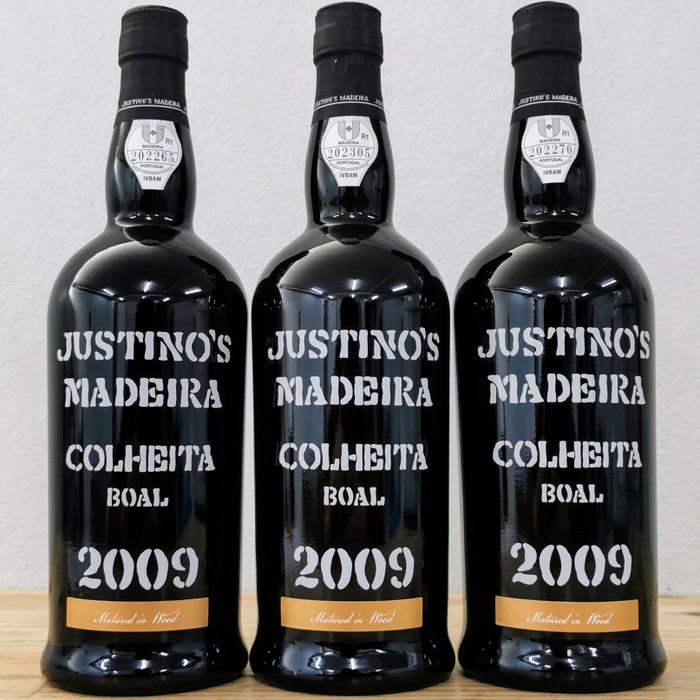 2009 Justino's Madeira, Colheita Boal - Madeira - 3 Flasker (0,75 L)