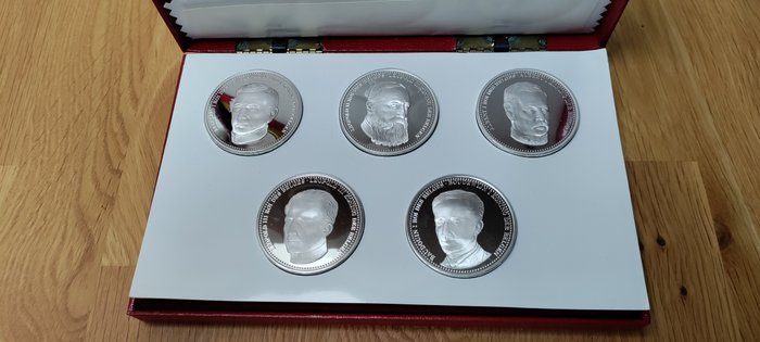 Belgien Silver medal Serie Van De Belgische Koningen Proof zilver  (Ingen mindstepris)