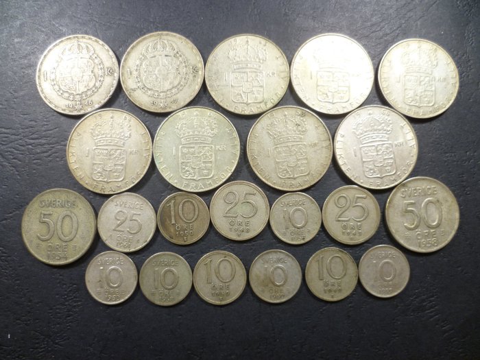 Sverige Collection of coins  (Ingen mindstepris)