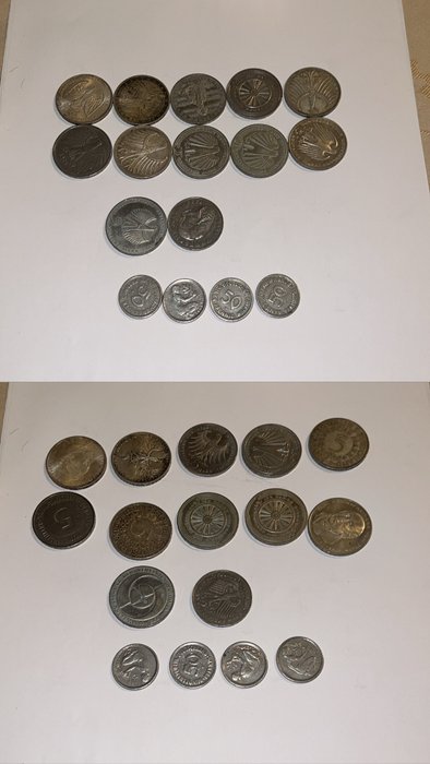 Tyskland. Collection of coins incl. silver  (Ingen mindstepris)