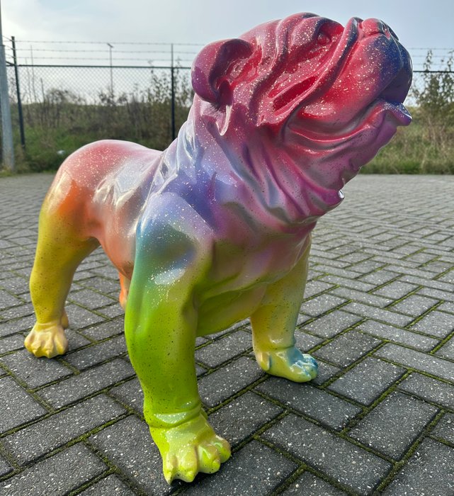 Daluxe Art - 1999 • Multi Color Bulldog • XXXL