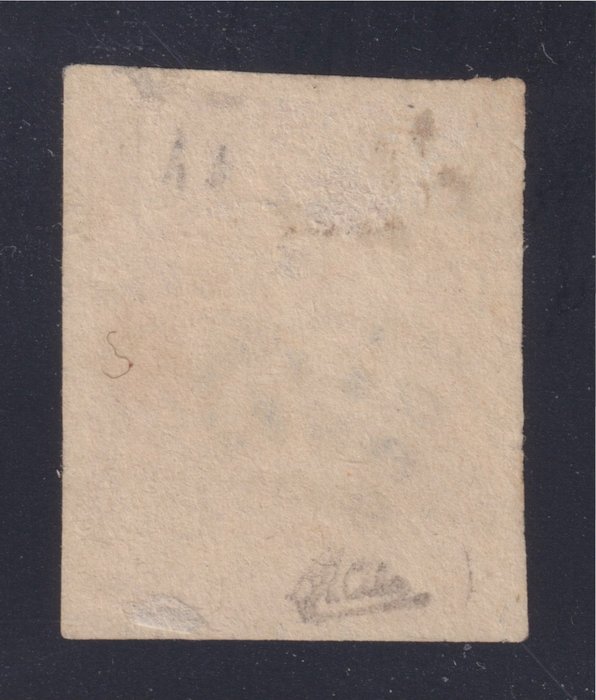 Frankrig 1870 - Bordeaux nummer, nr. 48, pæne marginer, signeret kalve, - Yvert