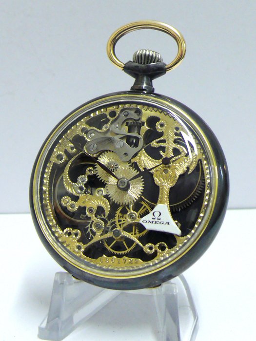 Omega - Vintage Skeleton customized Swiss pocket watch - No Reserve Price - 1901-1949