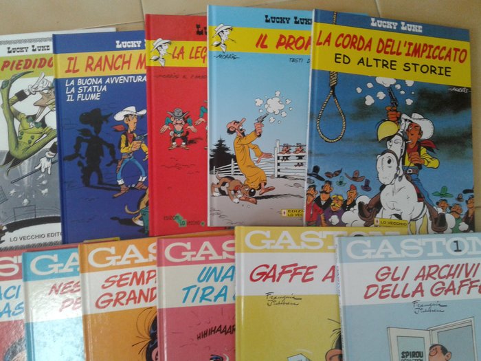 Lucky Luke, Gaston Lagaffe - cartonati vari - 14 Comic