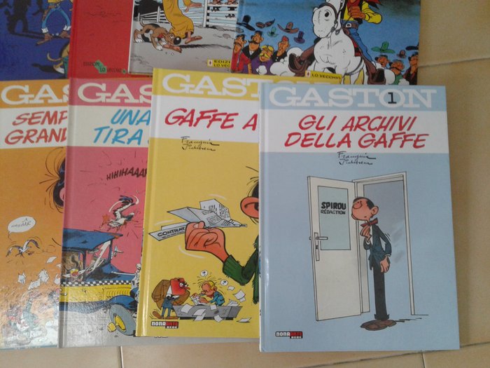 Lucky Luke, Gaston Lagaffe - cartonati vari - 14 Comic