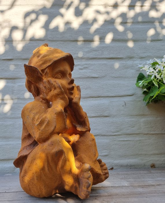 Statuette - Large garden gnome - Jern